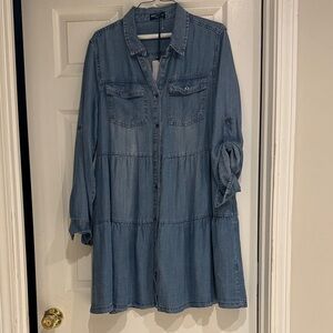 Velvet Heart Denim Blue Blouse